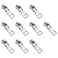 CZQC 3 Zipper Slider 10PCS 3 Silver Metal Zipper Repair Kit Zipper Fastener Zipper Pull Replacement for Luggage Suitcase BagBackpackJacket BagsCoat Boots Zip Slider
