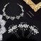 Braveamor Wedding Headbands Bridal Hair Pins Sets Rhinestone Headpieces for Brides Bridesmaids Women Girls 4 PACKSilver