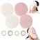 Quarter Rainbow 4 Pack Reusable Face Towel Mask Cold Hot Compress Facial Steamer Towel Mask Moisturizing Beauty Skin Care Spa Towels for Facial Facial Steamer Mask for Women Girls