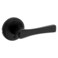 Kwikset Katella Dummy Door Handle Single Sided Lever for Closets French Double Doors and Pantry Matte Black NonTurning Reversible Interior PushPull Lever with Microban Protection