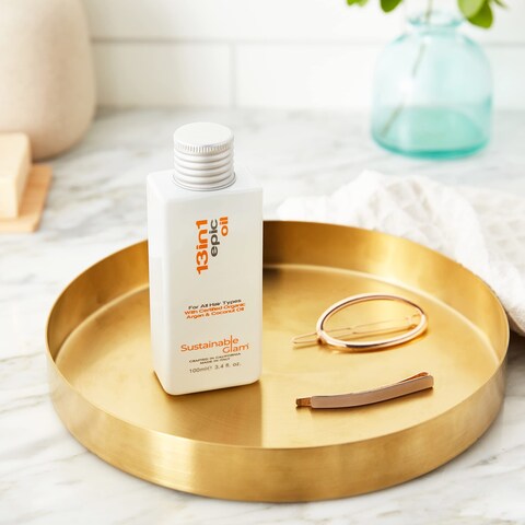 Sustainable Glam 13in1 Epic Hair Oil with Argan Oil  Coconut Oil  For all hair types  Vegan sulfate free paraben free