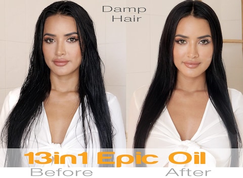 Sustainable Glam 13in1 Epic Hair Oil with Argan Oil  Coconut Oil  For all hair types  Vegan sulfate free paraben free