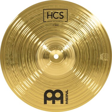Meinl Cymbals HCS 12 Splash Cymbal for Drum Set  Made in Germany  Traditional Medium Brass 2Year Warranty 12 inch HCS12S