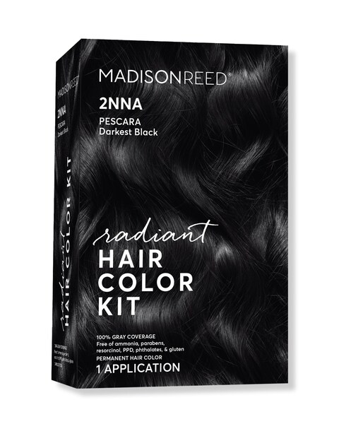 Madison Reed Radiant Hair Color Kit Blackest Black for 100 Gray Coverage AmmoniaFree 2NNA Pescara Black Permanent Hair Dye Pack of 1