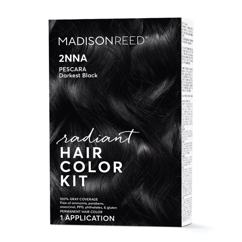 Madison Reed Radiant Hair Color Kit Blackest Black for 100 Gray Coverage AmmoniaFree 2NNA Pescara Black Permanent Hair Dye Pack of 1