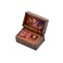 Acxico 1Pcs 112 Mini Miniature Wooden Jewelry Box Bedroom Accessories Mini Decor
