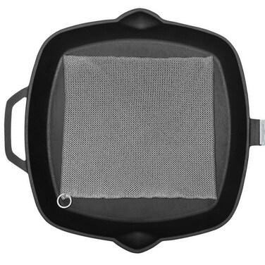 AMAGABELI GARDENHOME 10x10 Cast Iron Cleaner Mesh Premium 316 Stainless Steel Wool Small Rings 38mm Chainmail Scrubber for Cast Iron Pans PreSeasoned Pan Dutch Oven Waffle Iron Pans Skillet