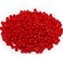 Gxueshan 1000 Pcs Acrylic Red Pony Beads 6x9mm Bulk Kandi Beads for Friendship Bracelet Necklace Jewelry Making Pens Hair Braiding Kit