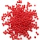 Gxueshan 1000 Pcs Acrylic Red Pony Beads 6x9mm Bulk Kandi Beads for Friendship Bracelet Necklace Jewelry Making Pens Hair Braiding Kit