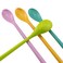 ZZLZX 4PCS 89 inches Long Handle Spoons Long Handle Mixing Spoon Coffee Spoons Tall Iced Tea Ice Cream Sundae Cocktail Hot Chocolat Stirring Longdrink Spoons Pink Yellow Blue Green