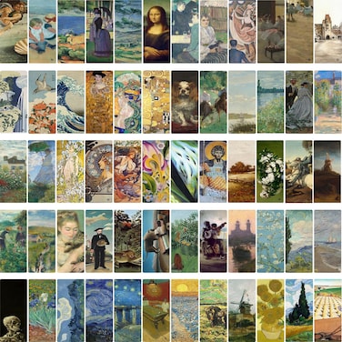 Aesthetic Bookmarks for Book Lovers  60 Artwork Book Markers for Women  Men  DoubleSided Bulk Bookmarks for Kids  Teens  Unique  Cool Book Markers for Men Book Accessories by Livin Harmony