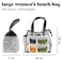 Fit  Fresh Lunch Bag For Women Insulated Womens Lunch Bag For Work Leakproof  StainResistant Large Lunch Box For Women With Containers and Matching Tumbler Zipper Westerly Lunch Bag Cheetah