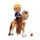 Breyer Pipers Pony Tales Doll and Pony Set Casey  Tuck 6Inch Posable Rider and 7Inch Horse for Creative Play Toy for Boys  Girls 3