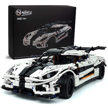 Nifeliz Racing Car Keenigseg One MOC Building Blocks and Engineering Toy Adult Collectible Model Cars Set to Build 19 Scale Race Car Model 3063 Pcs