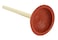 Sink or Toilet Plunger Rubber Force Cup Wooden Handle 18Inch 3Pack by Harrier