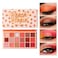 Tintark Peach Please 18 Colour Eyeshadow Palette for Beauty  Eyeshadow Cosmetics with Matte Metallic Sparkle Shimmer Pink  Highlighter Eye Makeup for Girls  Powder Eye Shadow Pallet
