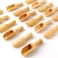 8pcs Mini Wooden SpoonsMini Bamboo Spoons for Bath Salts tea scoop Washing Powder spoonwooden candy spoon