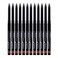 Beauty Spot 12pcs Nabi Retractable Waterproof Eyeliner Pencil  Long Lasting Fade Resistant Formula  Quick Makeup Remover Brown