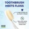 MOUTHWATCHERS Dr Plotkas Extra Soft Flossing Toothbrush Manual Soft Toothbrush for Adults Ultra CleanToothbrush Good for Sensitive Teeth and Gums 2 Pack  Colors May Vary