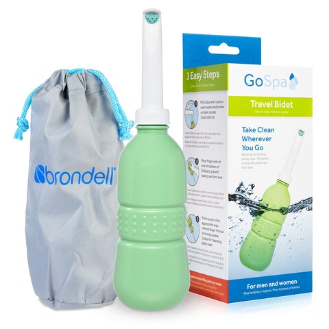 Brondell GS70GRN GoSpa Travel Bidet Mint