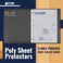 Better Office Products 90 Count Sheet Protectors 100 Percent Poly Sheet Protectors 85 x 11 Top Loading Paper Protectors