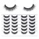 SONAFEEL Natural Lashes Short False Eyelashes 13mm Volume Strip Lashes 12Pairs 3d Mink Lashes Fluffy Reusable Fake Eyelashes Pack