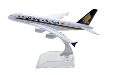TANG DYNASTYTM 1400 16cm A380 Singapore Airlines Metal Airplane Model Plane Toy Plane Model