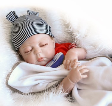 Pedolltree Realistic Reborn Baby Boy Dolls Silicone Full Body 18 inch 45 cm Anatomically Correct Baby Doll Boy Children Gifts