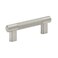 Amerock  Kitchen Cabinet Pull  Satin Nickel  3 in  34 in 76 mm  96 mm CentertoCenter  Bronx  1 Pack  Furniture Hardware  Cabinet Handle  Bathroom Drawer Pull