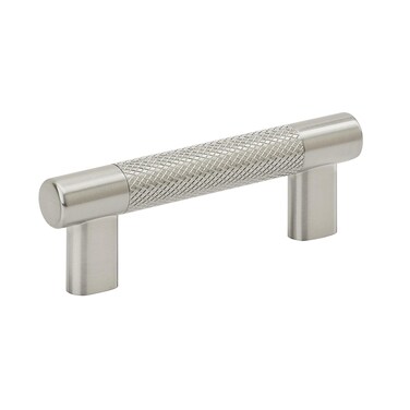 Amerock  Kitchen Cabinet Pull  Satin Nickel  3 in  34 in 76 mm  96 mm CentertoCenter  Bronx  1 Pack  Furniture Hardware  Cabinet Handle  Bathroom Drawer Pull