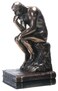 YTC 775 Inch The Thinker Nude Male Statue Figurine Bronze Colored