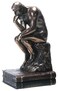 YTC 775 Inch The Thinker Nude Male Statue Figurine Bronze Colored