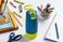 Ello Kids Colby 12oz Stainless Steel Insulated Water Bottle with Straw and BuiltIn Silicone Coaster Carrying Handle and LeakProof Locking Lid for School Backpack Lunchbox and Outdoor Sports Teal