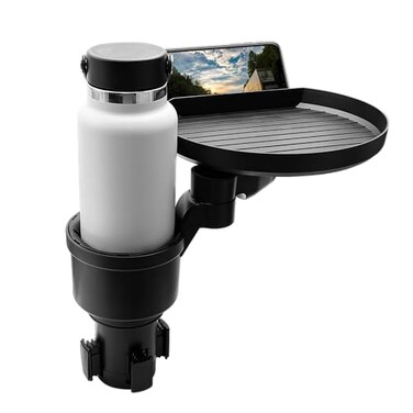 Macally Car Cup Holder Tray and Cup Holder Expander for Car  Enjoy Your Meal  Cup Holder Extender for Car Seat with Phone Slot  9 Car Food Tray Table and Car Drink Holder for Yeti Hydroflask