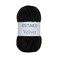 Estako Velvet Chenille Blanket amigurumi Yarn for Crocheting and Knitting Super Bulky 100 gr 132 yds 1810  Black