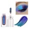Liquid Glitter Eyeshadow Chameleon Multichrome Purple Blue Holographic Eye Shadow Intense Color Shifting Metallic Finish Eye Makeup Long Lasting No Creasing Sparkle Eyeshadow 05 GALAXY