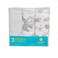 Spasilk Baby 3 Pack Soft Terry Hooded Towel Set for Newborn Boys and Girls Gray Lion One Size