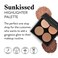 Mented Cosmetics  Gold and Bronze Highlighter Sunkissed Highlighter Palette  Vegan ParabenFree CrueltyFree Makeup  Natural Face Palette