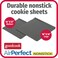 GoodCook AirPerfect NonStick Air Insulated Cookie Sheet Set 2 Piece  Large 16 x 14  Medium 14 x 12  Carbon Steel Cooking Pans Bakeware Set Cookie Sheets for Baking Oven Pan Set