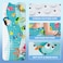 Tubozadi Baby Bath Mat for Tub Kids Non Slip Bathtub Mat Extra Long 40X16 Inch Shower Mat Toddler Anti Slip Bathroom Tub Mat with Suction Cups  Drain Holes Sea World