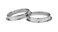 Aspen Creative 2105612 Shade aluminum screw collar rings for medium base E26 socket 39mm inner diameter nickel finish 2 Pack