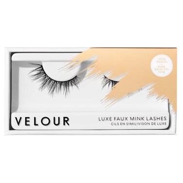 Velour Vegan Luxe Faux Mink Eyelashes Light Fluffy False Lash Extensions Wear up to 20 Times Luxurious and Natural Lashes 100 Vegan Soft and Comfortable All Eye Shapes