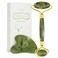 Jade Roller  Gua Sha Set Face Roller Cotify AntiAging Facial Roller Natural Green Jade Beauty Massager Tool Skin Care Tool for Face Neck Eye to Reduce Wrinkles and Relax Body Muscles