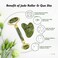Jade Roller  Gua Sha Set Face Roller Cotify AntiAging Facial Roller Natural Green Jade Beauty Massager Tool Skin Care Tool for Face Neck Eye to Reduce Wrinkles and Relax Body Muscles