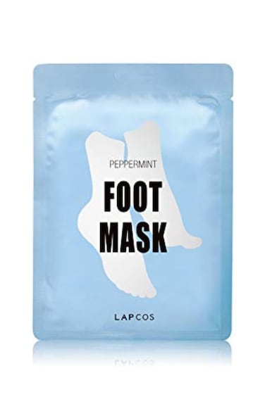 LAPCOS Foot Mask Moisturizing Spa Treatment with Peppermint and Lavender Repair Dry Cracked Heels  Feet Korean Beauty Favorite 1Pack