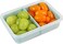 carrotez Food Storage Containers with 2 Removable Compartments Snack Containers with Airtight Lids Portion Control BPA Free Reusable 2 Cup 480ml