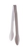 Set of 3  Heavy Duty White Serving Tongs  12 inch  Plastic Disposable Salad Tongs  High Heat Plastic Catering Salads Bakery Buffets BBQ Ice Hot and Cold Foods 12