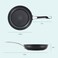 Anolon X SearTech Aluminum Nonstick Cookware Frying Pan 825Inch Super Dark Gray