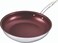 Paderno Canadian Signature Frying Pan  StainlessSteel PFOAFree NonStick Cookware with Riveted Stay Cool Handles  125Inch