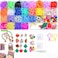 JIYAKO 2000Rubber Band Bracelet Kit Loom Bracelet Making Kit for Kids Rubber Bands Refill Loom Set Rubber Bands for Bracelet Making Kit for Kids